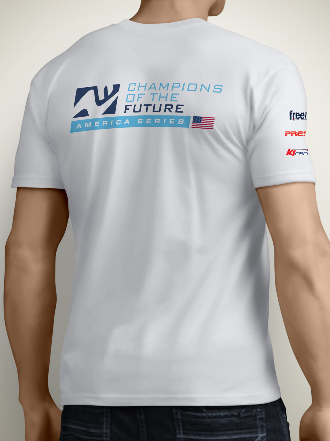 Champions Of The Future America Tee White